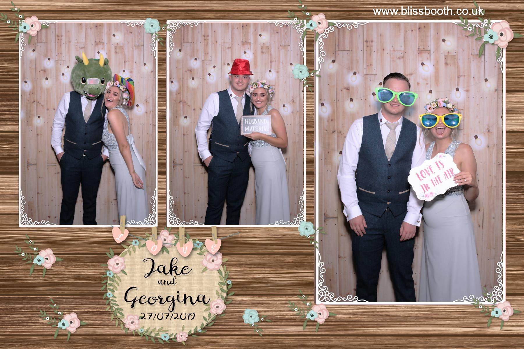 Jake and Georgina | View more photos from the event at gallery.blissbooth.co.uk/u/BlissBooth/Jake-and-Georgina